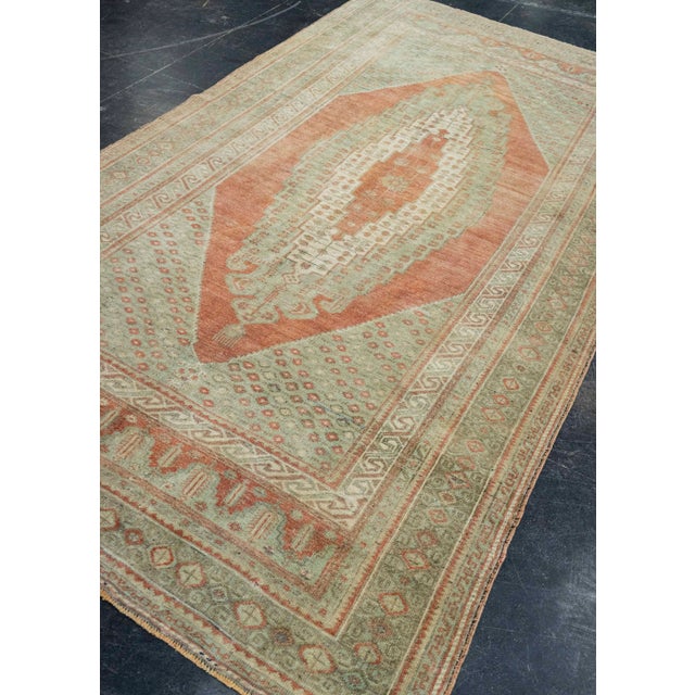 Brown Turkish Vintage Rug 5'5" x 10'1" #21001 For Sale - Image 8 of 8