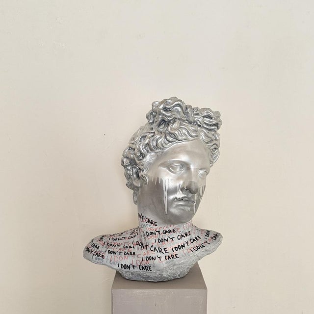 Felix Bachmann, Pop Art Bust, 2024, Concrete For Sale - Image 17 of 17