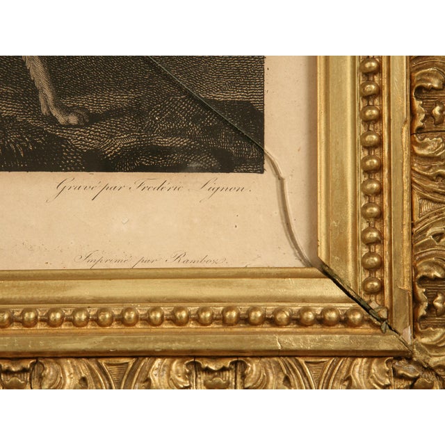 Textile Etienne Frederic Lignon Painting For Sale - Image 7 of 10