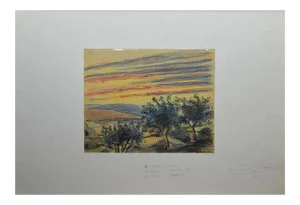 Helen Vogt, Morocco, Pastel Drawing, 1944