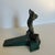 Mid 20th Century Small Hand Painted Cast Iron Doorstop - Teddy Bear For Sale - Image 4 of 8