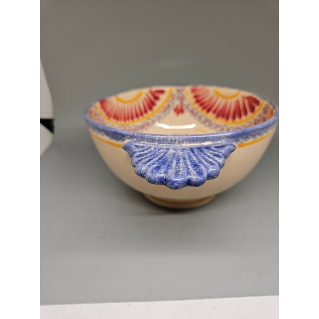 French Vintage Breton Bowl Henriot Quimper For Sale - Image 3 of 8