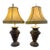 Antique Neoclassic Style Bronze Urn Lamps - Pair For Sale