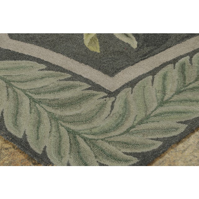 1920s Antique Hooked Wool Rug With Floral Bouquet Medallion, by Rug & Kilim, 1920-1929 For Sale - Image 5 of 7