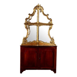 Corner Cabinet in Mahogany, Early 1900s For Sale