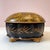 1980s Vintage Large Hand Painted "Tortoise" Shell Lidded Jewelry Box by Castilian Imports For Sale - Image 5 of 12