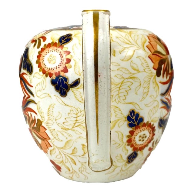 19th Century 19th Century English Porcelain Chinoiserie Imari Teapot With Pagoda Reserves For Sale - Image 5 of 9