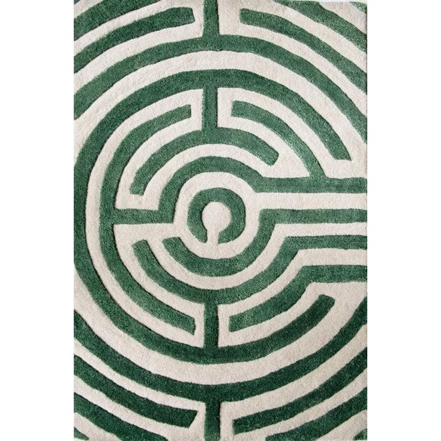 Walk the maze with the Lucca circular rug design, named after the carved labyrinth in the Cathedral of San Maritino in...