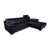 Dark Blue Leather Corner Sofa from Willi Schillig For Sale - Image 6 of 18