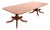 Baker Furniture Style Georgian Banded Mahogany Double Pedestal Dining Table, Newly Refinished For Sale