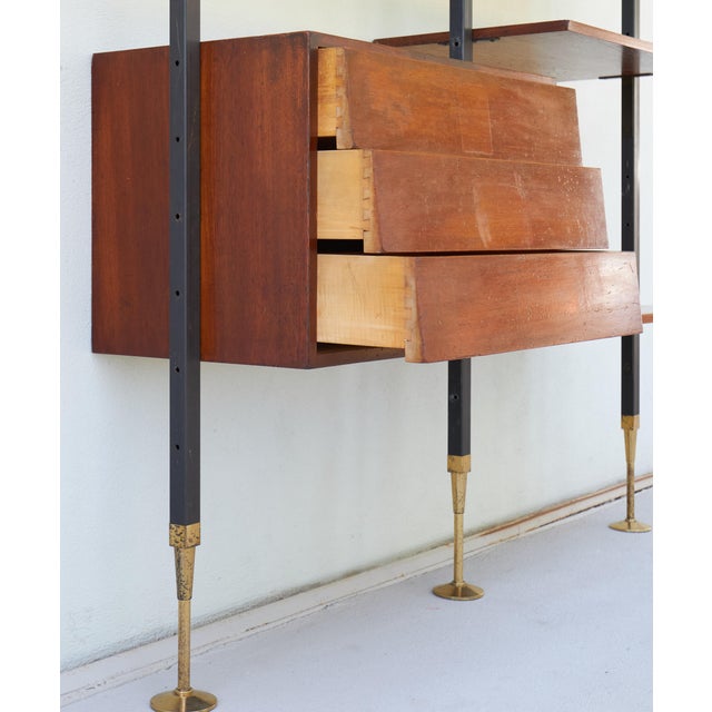 Jolly Modular Bookcase by Ebanisteria F.lli Merati, 1960s For Sale - Image 4 of 18