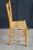 6 Antique Country Farmhouse Maple Ladderback Woven Rattan Dining Chairs For Sale - Image 6 of 12