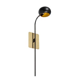 Blossom One Stalk Tulip Wall Light by Pierangelo Orecchioni for Brass Brothers For Sale