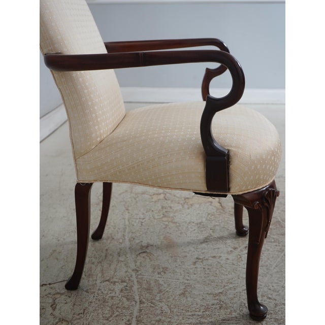 Pair of Southwood Mahogany Arm Chairs For Sale - Image 9 of 18