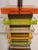 1970s Vintage Colorful Lifesaver Stacked Lucite Mid Century Modern Table Lamp For Sale - Image 5 of 7