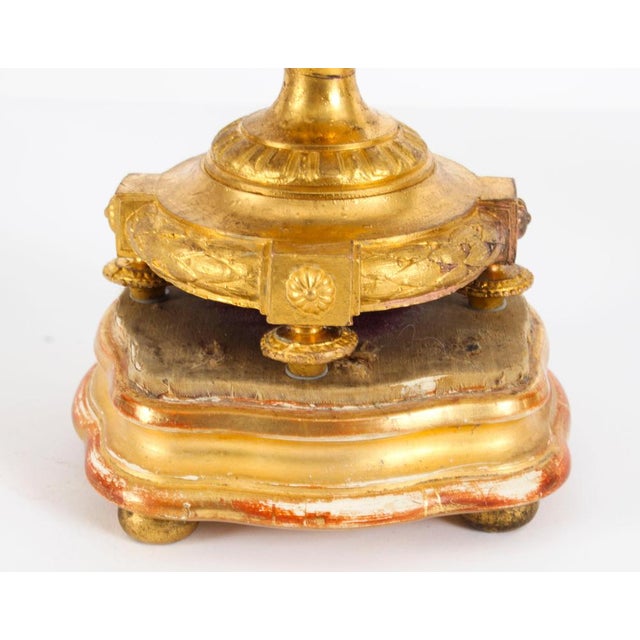 Wood Antique French Bleu Celeste Sevres Urns, 19th Century, Set of 2 For Sale - Image 7 of 18