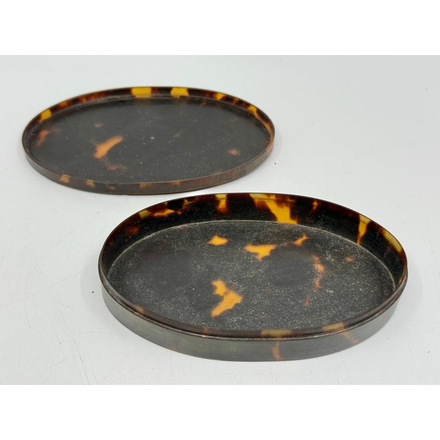 Bone 19th Century Set of 3 Victorian Horn Snuff or Trinket Boxes For Sale - Image 7 of 18