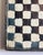 Antique Primitive Wood Blue, Black and White Checkerboard For Sale - Image 4 of 7