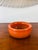Orange Vintage Mid-Century Modern Eva Englund for Pukeberg Sweden Orange Art Glass Bowl For Sale - Image 8 of 10