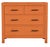 Not Yet Made - Made To Order Bermuda Four-Drawer Chest - Orange For Sale - Image 5 of 5