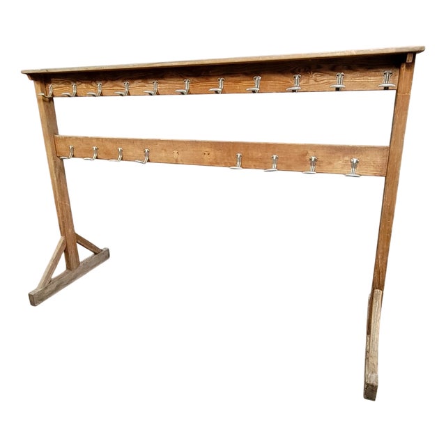 Art Deco School Coat Rack, 1940 For Sale