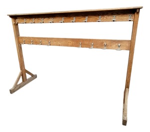 Art Deco School Coat Rack, 1940