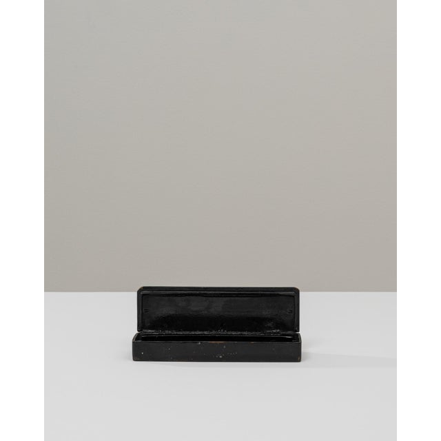 20th Century Asian Wooden Box with Handcrafted Gold Details For Sale - Image 17 of 18