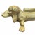 Metal Early 20th Century American Brass Dachshund Boot Scrape For Sale - Image 7 of 11
