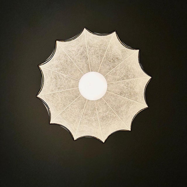 Beige Mid-Century Colonial Style Ceiling Lamp, 1970s For Sale - Image 8 of 10