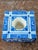 18th Century Spanish Tin-Glazed Talavera De La Reina Blue and White Inkwell For Sale - Image 10 of 13