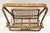 Vintage MCM Rattan Wicker 19" Magazine Rack Stand Franco Albini Style Boho Decor For Sale - Image 14 of 14