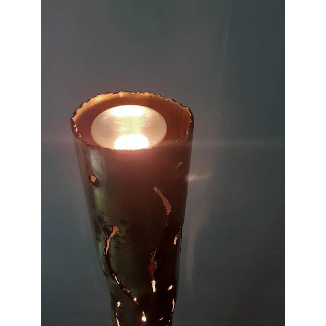 Metal Sputnik Style Brass Floor Lamp For Sale - Image 7 of 16