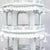 Early 21st Century Vintage Large-Scale Seven-Tier Chinoiserie White Painted Tole Pagoda Tower For Sale - Image 5 of 13