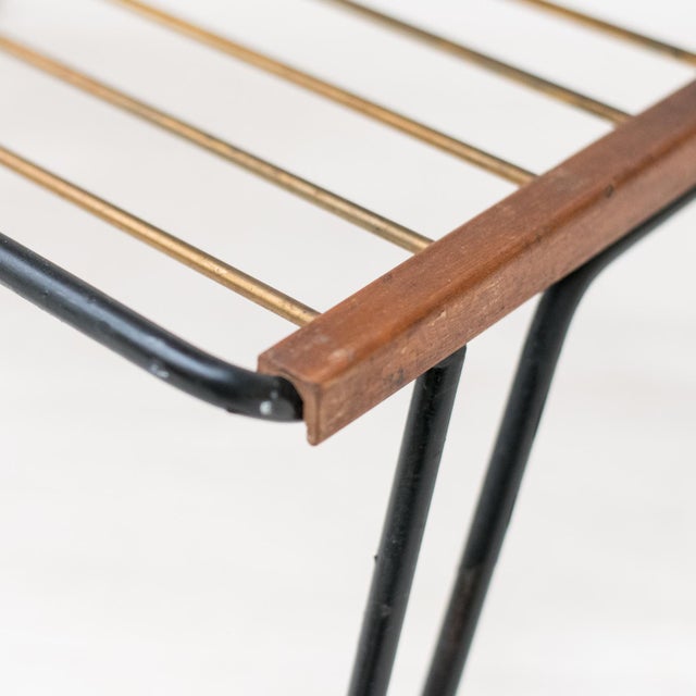 Mid-Century Modern Black Magazine Table, 1960s For Sale - Image 3 of 15