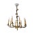Victorian Antique 19th-Century French Botanical Brass 8-Arm Chandelier For Sale - Image 3 of 9