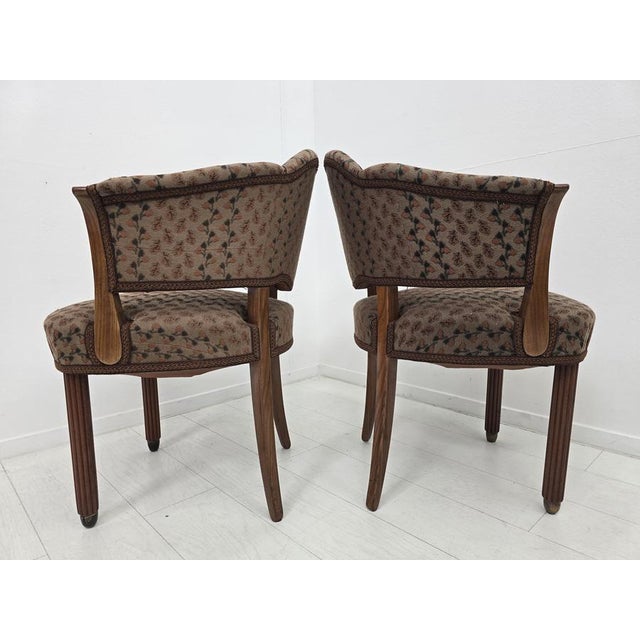 French Art Deco Armchairs in the style of Paul Follot, 1925, Set of 2 For Sale - Image 17 of 18