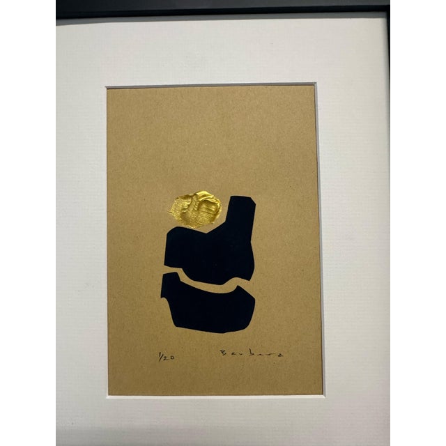 "Buried Brilliance" - Limited Edition Artwork (1/20) Silkscreen on recycle paper with metalic **Elegant Minimalist...