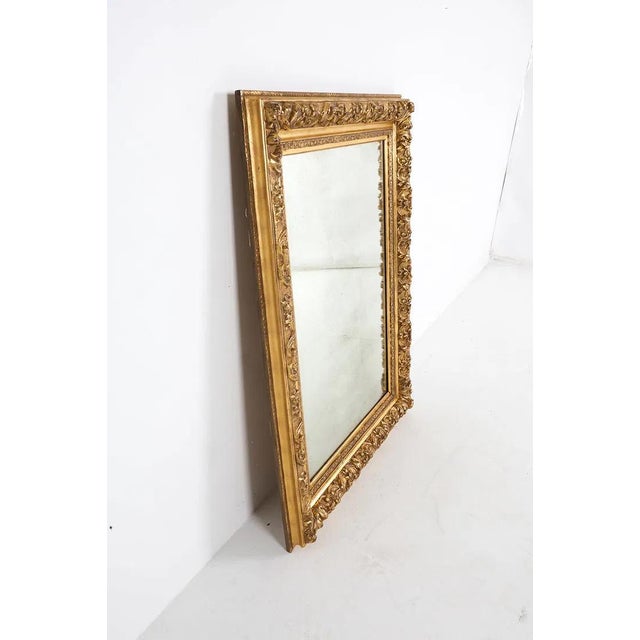 Fine Antique Gilt Barbizon Frame Fitted as a Mirror For Sale In New York - Image 6 of 10