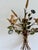 Italian Hand-Painted Tole Floral Bouquet Wall Sconce, 1940s For Sale - Image 3 of 18