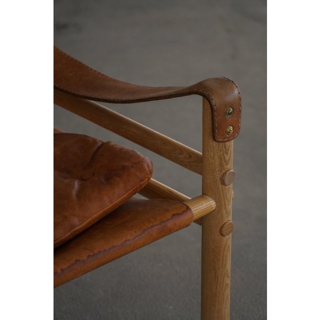 Sirocco Lounge Chairs in Leather & Ash by Arne Norell for Aneby Mobler, 1960s, Set of 2 For Sale - Image 17 of 18