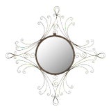 Andrews Mirror in Burnt Copper For Sale