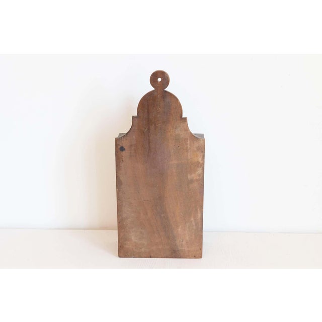 French 19th Century Carved Walnut Farinerio Decorative Box with Floral Decor For Sale - Image 9 of 9