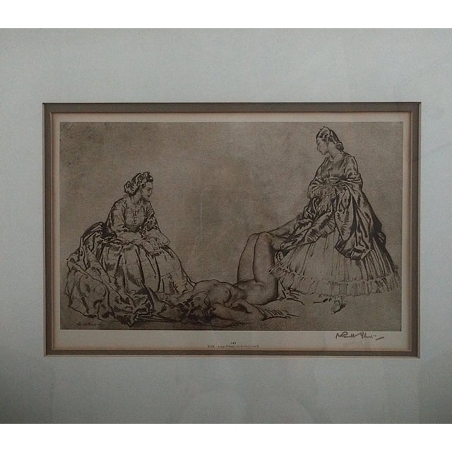 Eve and Two Victorians – Signed Print by Sir William Russell Flint For Sale - Image 15 of 17
