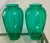 Anchor Hocking Teal Green Glass Vases - A Pair For Sale - Image 10 of 10