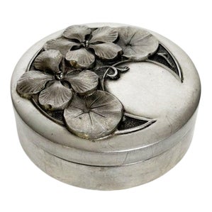 Decorative Aluminium Box, France, 1970s For Sale