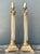 Vintage Neoclassical Twisted Glass Lamps - A Pair For Sale - Image 4 of 12