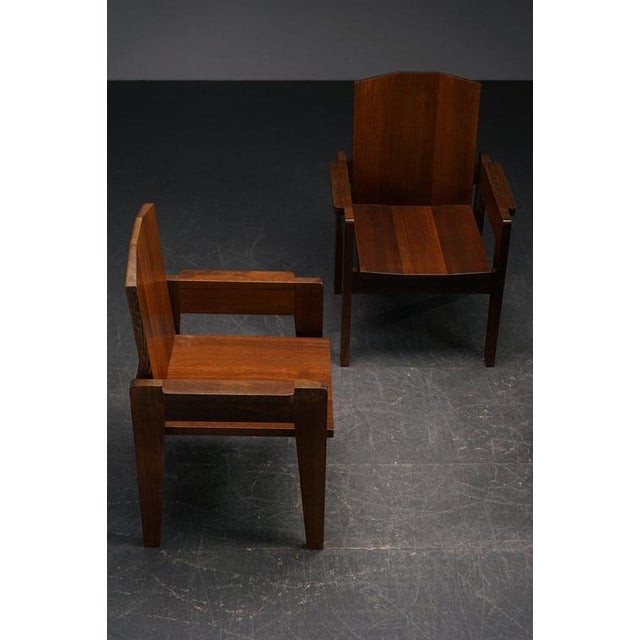 Architectural Armchairs, 1960s, Set of 2 For Sale - Image 5 of 18