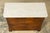 French Mid-19th Century French Louis Philippe Walnut Commode With Carrara Marble Top For Sale - Image 3 of 18