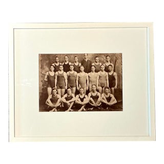 Vintage Boho Original Yale Swim Team Photo For Sale