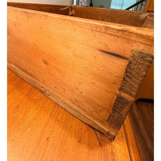 19th Century American Solid Wood Washstand / Press Cabinet, Believed C. 1870s For Sale - Image 9 of 16